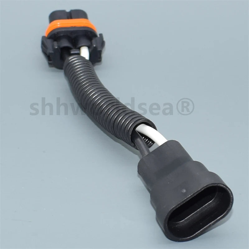 shhworldsea 9006 HB4 Female Adapter Wiring Harness Sockets C