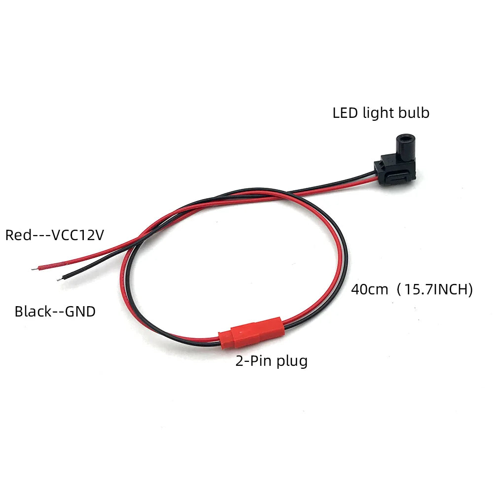 Car Door Handle Light LED Ambient Footrest Light Single Colo
