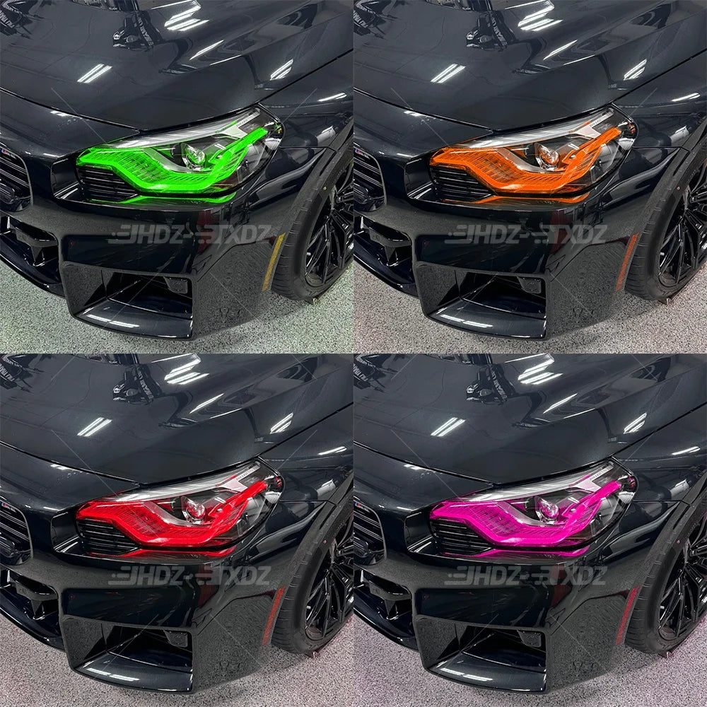Angel Eyes DRL LED Boards For BMW 2 Series G42 M2 G87 2021-24 Adaptive LED Headlight Amber Blue Red Daytime