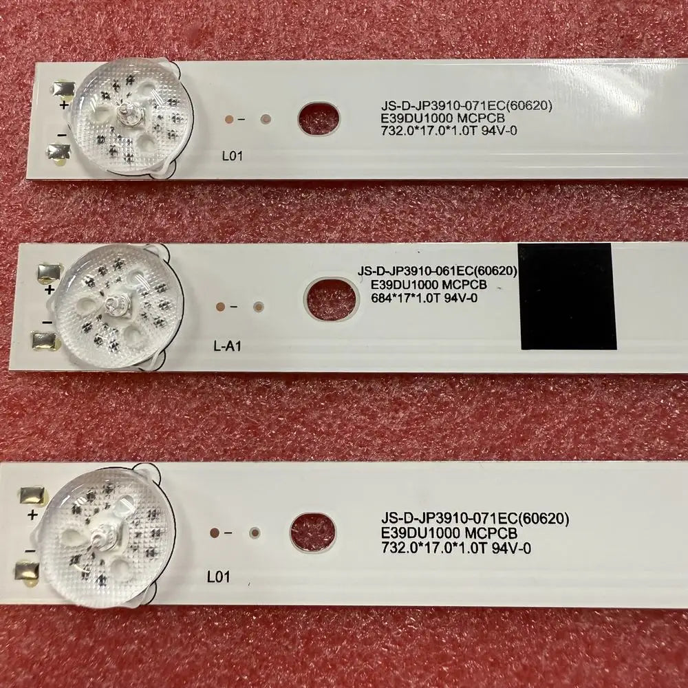 LED Backlight Strip for Kit 3pcs LED Bar For LED39C310A LC390TA JS-D-JP3910-071EC 061EC E39DU1000 MCPCB