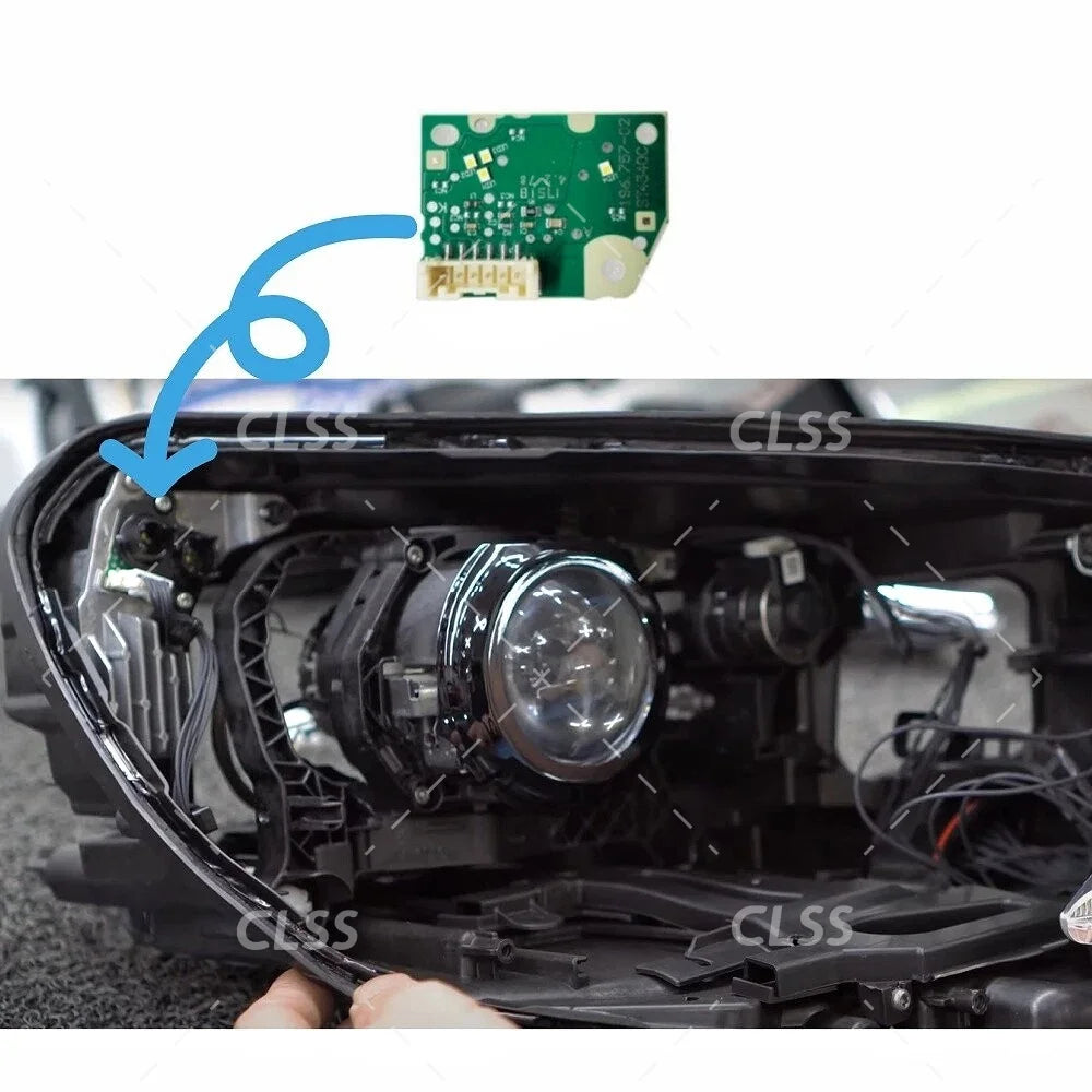 DRL LED Board Light Source For Volkswagen Touareg 2015-2017 Car Headlight Daytime Running Light Chip