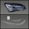DRL Light Guide Tube Angel Eye Day Running Light Strip Chip Board For Volkswagen VW Skoda Superb 2019-2025