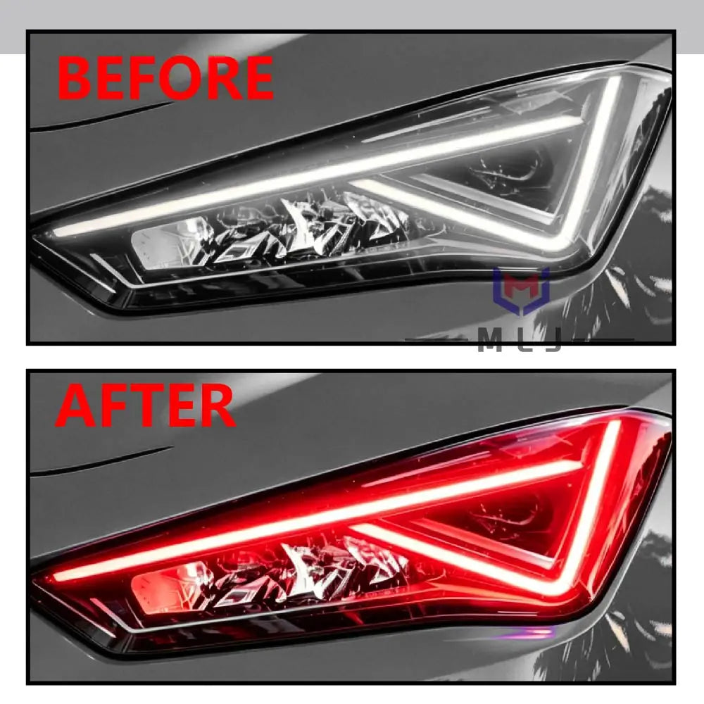 Angel Eye LED Chip B134498-A B128620-B DRL Light Source Guide Strip Tube For Seat Leon Formentor Cupra