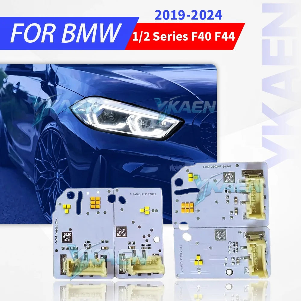 Angel Eyes DRL Boards For 2019-2024 BMW 1 2 Series F40 F44 Gran Coupé 118i 218i M235iX LED Headlight Daytime