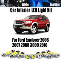13-Piece LED Interior Light Kit for Ford - Canbus Error-Free Interior Bulbs