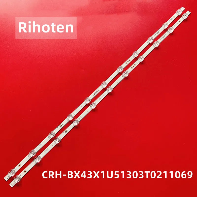 LED Backlight Strip for11lamps for Hie 43AE7000FTUK CRH-BX43X1U51303T0211069
