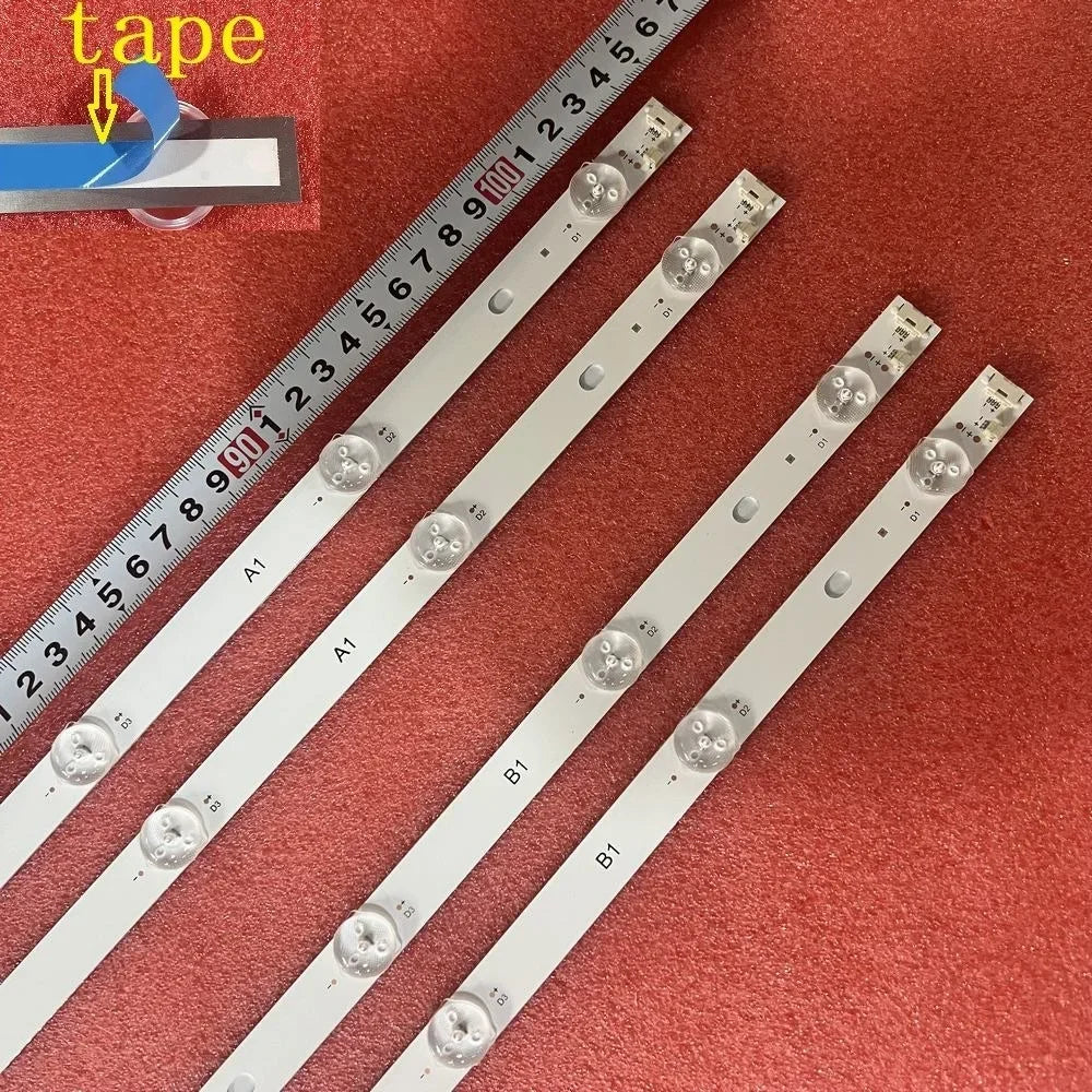 LED Strip for Toshiba 55U2963DBT 55U2963DB 55U5766DB JVC LT-55CF890 WD155UHD2 Hitachi 55HK6100U 55HT4060UD