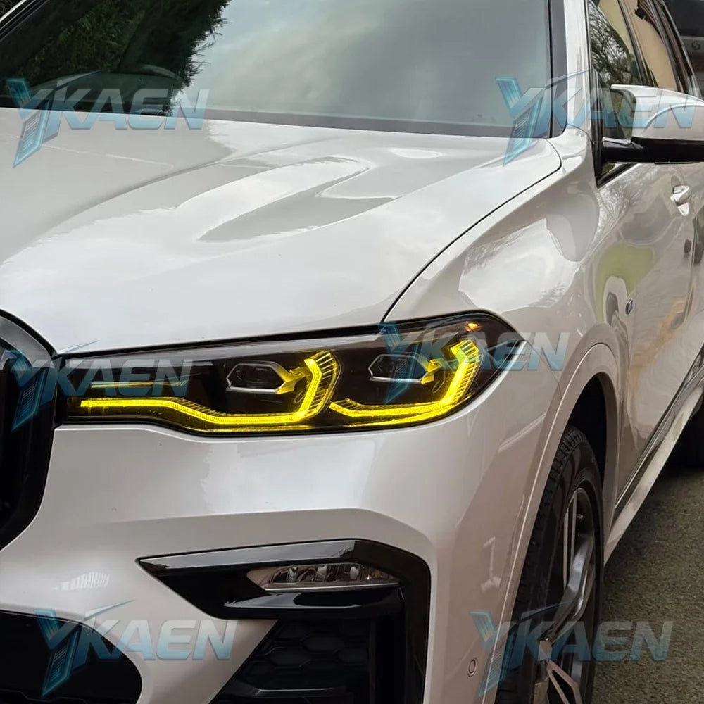 DRL Boards For BMW X7 G07 2019-2021 Laser Headlight Daytime Running Light Chips Angel Eyes Blue Red White for