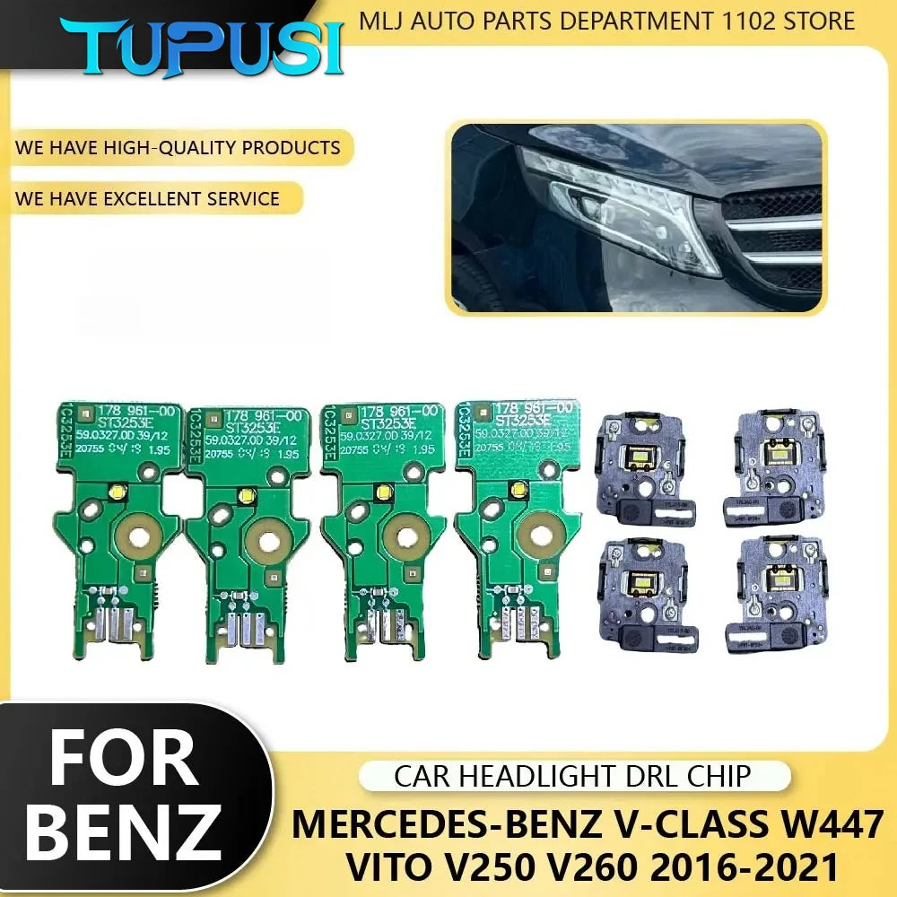 Headlight DRL Chip LED Board White Light Light Source Board Chip for Mercedes-Benz V260 V250 W447