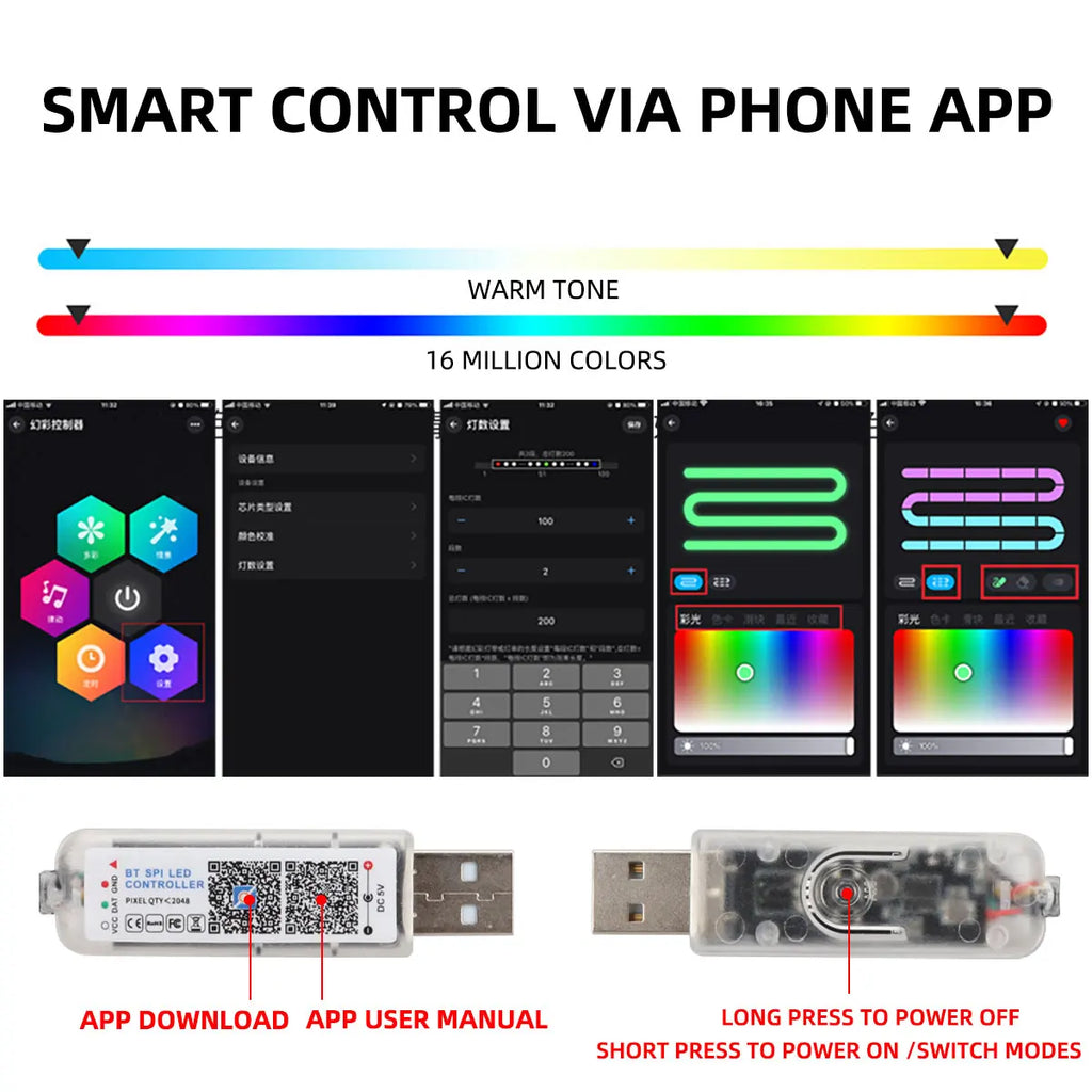 KEVANLY 140cm Symphony APP Control Car Roof Panoramic Skylig