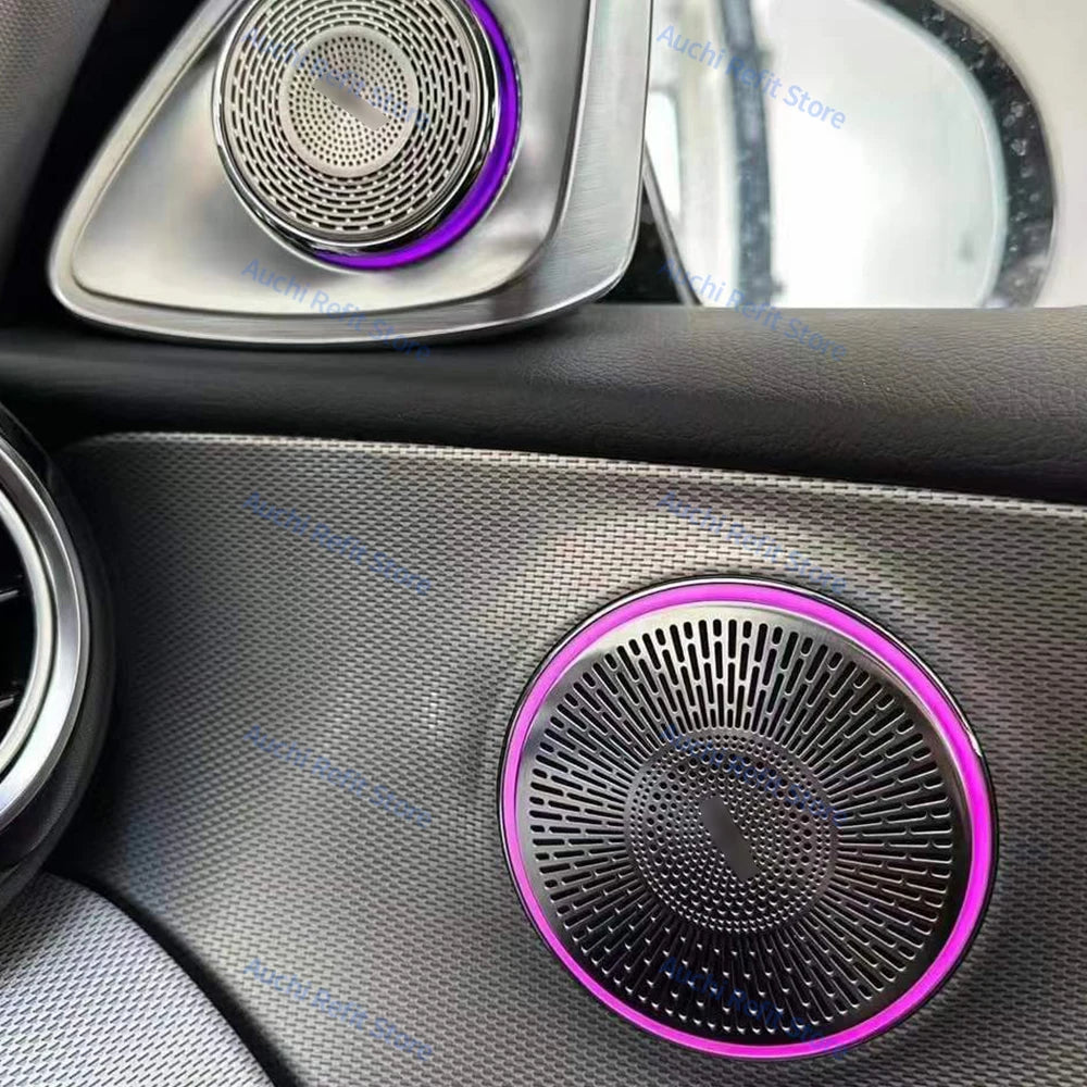 New LED Speaker Cover For Mercedes Benz W205 W213 X253 W238 