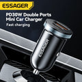 Essager 30W USB C Car Charger Type C Quick Charger PD QC 3.0