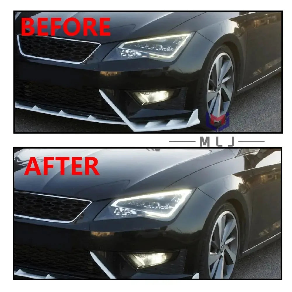 DRL Board White Angel Eyes Daytime Running Light Module Fit For Seat Leon MK3 5F Cupra 2013-2017 Headlig for