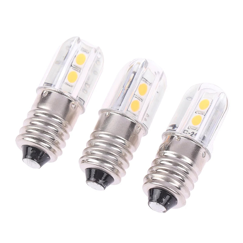 E10 Led Bulb 6V 12V 24V Upgrade Bulbs 4LED Lamp Replacement 