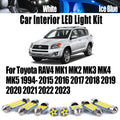 LED Interior Light Kit for Toyota RAV4 MK5 MK3 1994-2018 - Canbus Error-Free Interior Bulbs