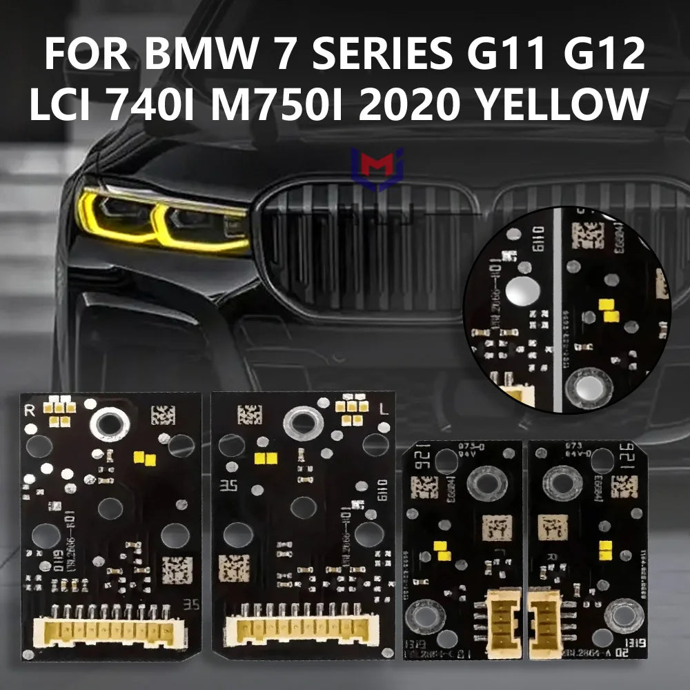 Angel Eye DRL Board Light Source Chip Panel For BMW 7 Series G11 G12 LCI 2021-2022 Headlight for BMW G12 G11