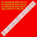 LED Backlight Strip for 30pcs LED Backlight for H32B7000K H32B7000E LT-32DE75 MTV-3225LT2 32SH1000 32EX5532