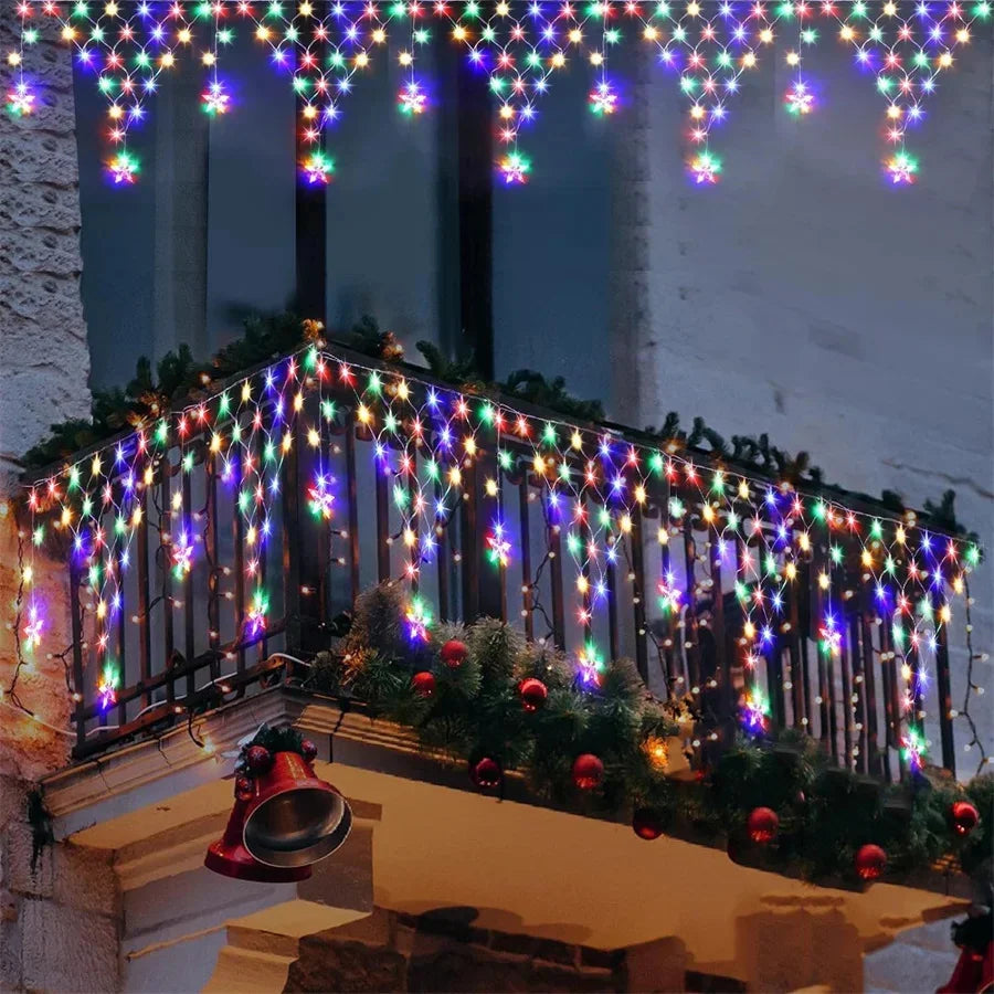 2024 New LED Net Mesh Fairy String Light EU/US Plug 8 Modes 