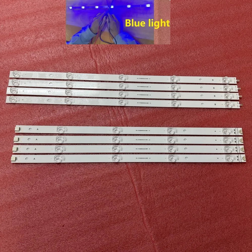 LED Backlight Strip forSet Blue Light For JVC LT50VAQ6235 LT50VAQ8235 Bush QLED50UHDS Luxor QLED500D700