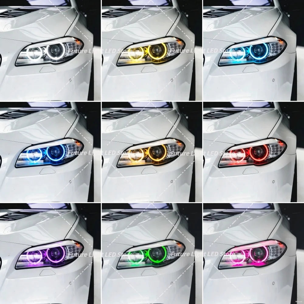 Angel Eye DRL Module For BMW 5 Series F10 F11 F07 GT 2011-2013 Xenon Headlight Daytime Running Light Blue Red