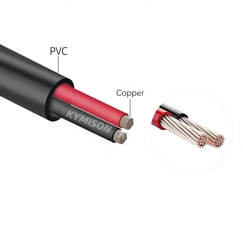 14AWG DC Power Extension Cable 5.5x2.1 /5.5 2.5mm Female to 