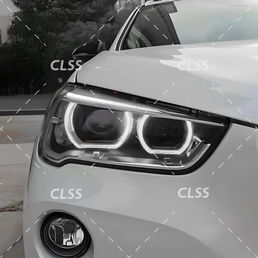 Angel Eye DRL Board 63117428791 For BMW X1 F48 F49 X2 F39 2016-2019 Yellow Blue Amber LED Headlight Daytime