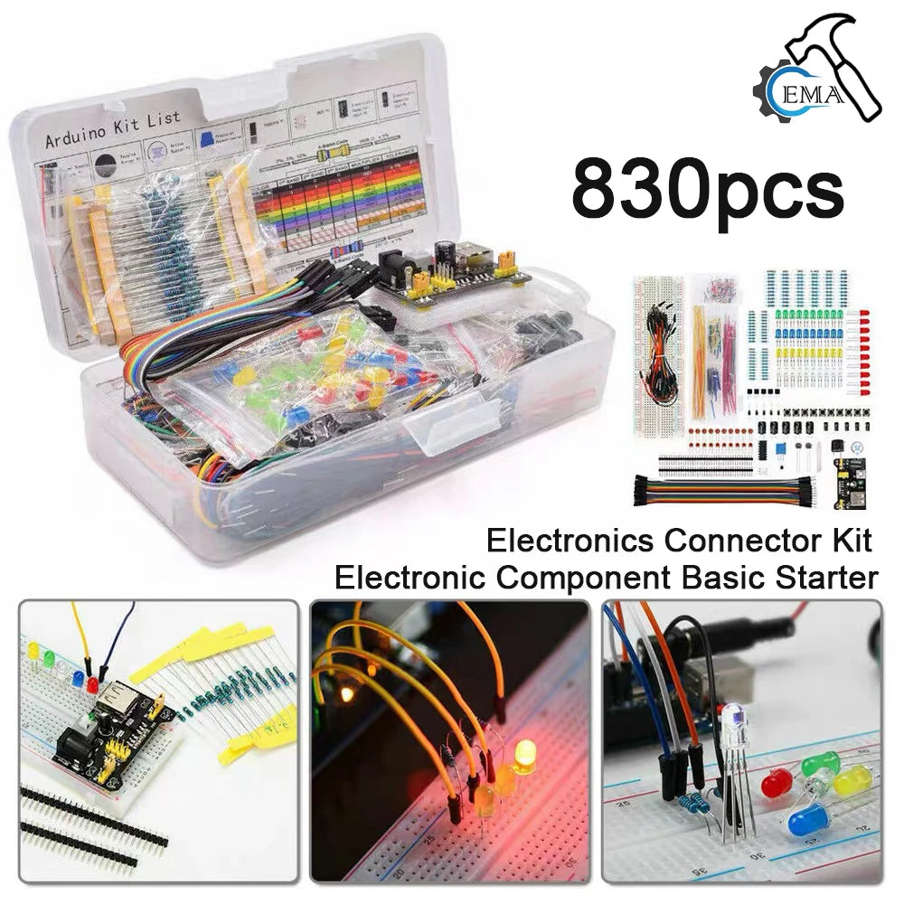 Electronic Components Electrolytic Capacitor Resistor LED 83