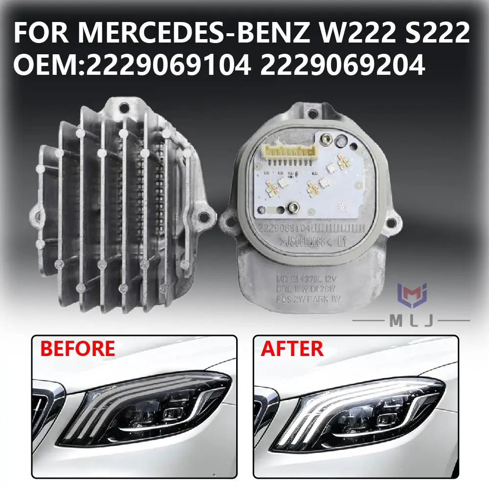 2229069104 For Mercedes-Benz S-Class W222 White Light Turn Light Source Module LED Module 2229069204 Car