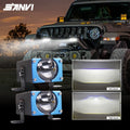 SANVI S101 LED Spotlight Lights Bumper Fog Lamps Projector L