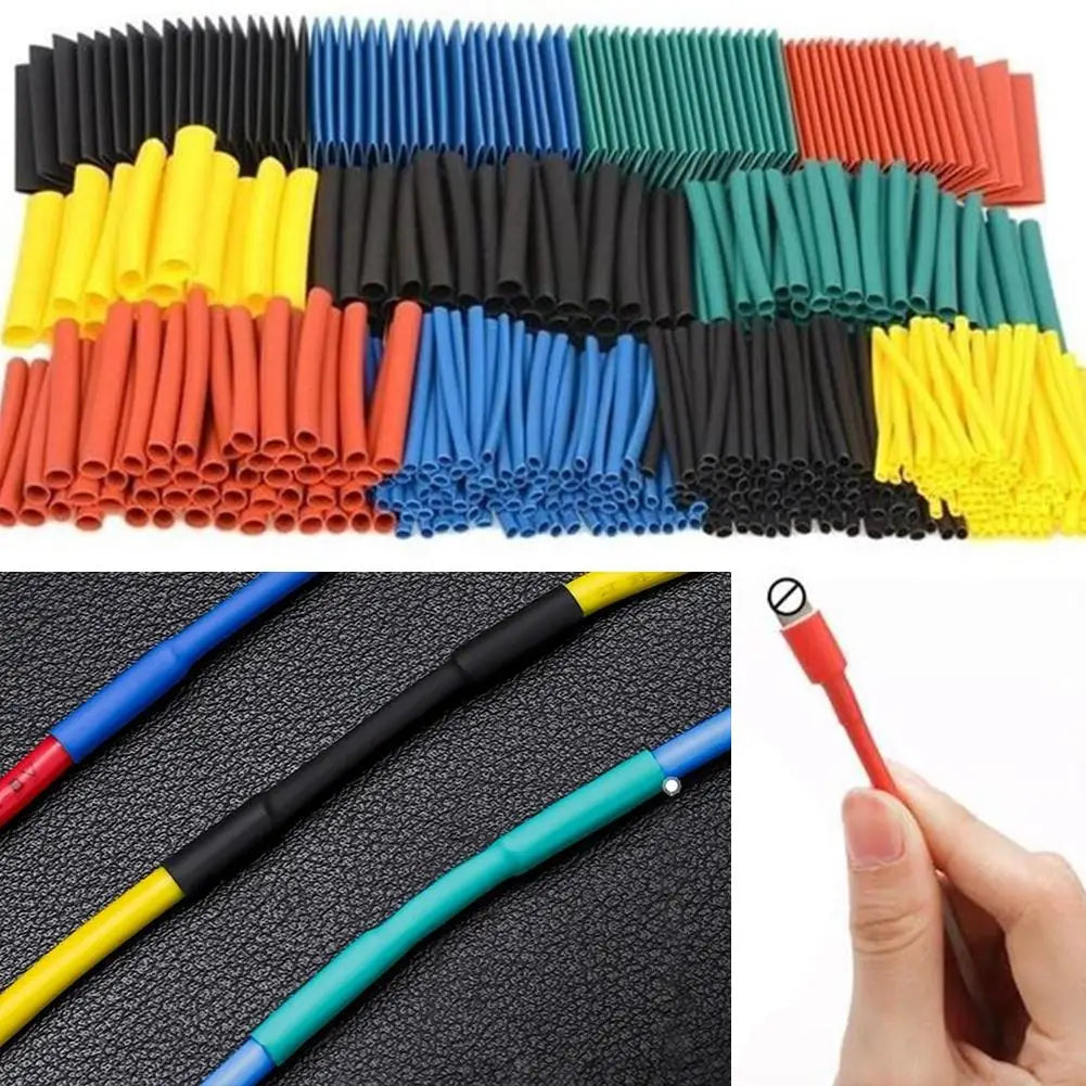 164Pcs/Set Heat Shrink Tube Kit Thermo Retractable Shrinkabl