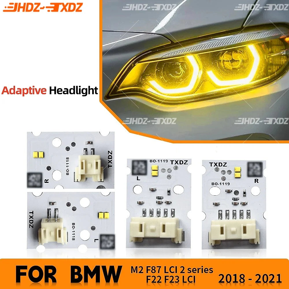 Angel Eyes 63117494851 63117494852 For BMW 2 Series F22 F23 F87 M2 LCI 2018-2021 LED Headlight DRL Board