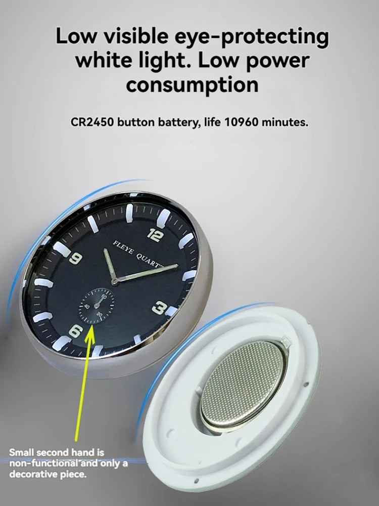 Ambient Lighting Universality Car Interior Alarm Car Clock C
