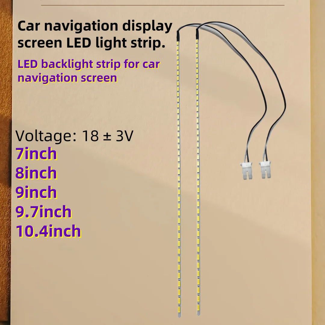 2PCS LED Backlight Strips for 7-inch 8-inch 9-inch 9.7-inch 