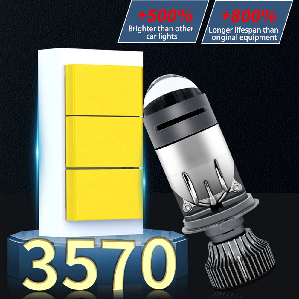 H4 Bi LED Projector Lens Auto Headlight Bulb Canbus Auto Mot