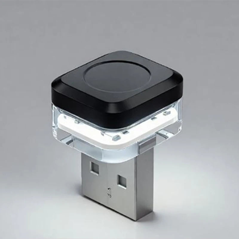 1pc Car USB Led Light mood lamp Plug Play Universal LED inte