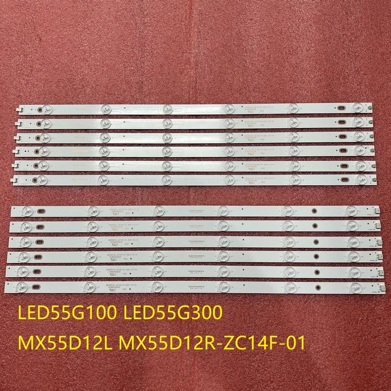 LED Backlight Strip for 12pcs LED Backlight Strip For Konka 55MH303ANTS F55D8000K LED55G100 LED55G300
