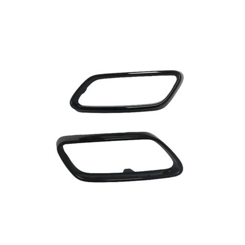 2068858303 2068858403 Rear Bumper Chrome Trim Black Exhaust Pipe Cover For Mercedes Benz C Class W206 C200