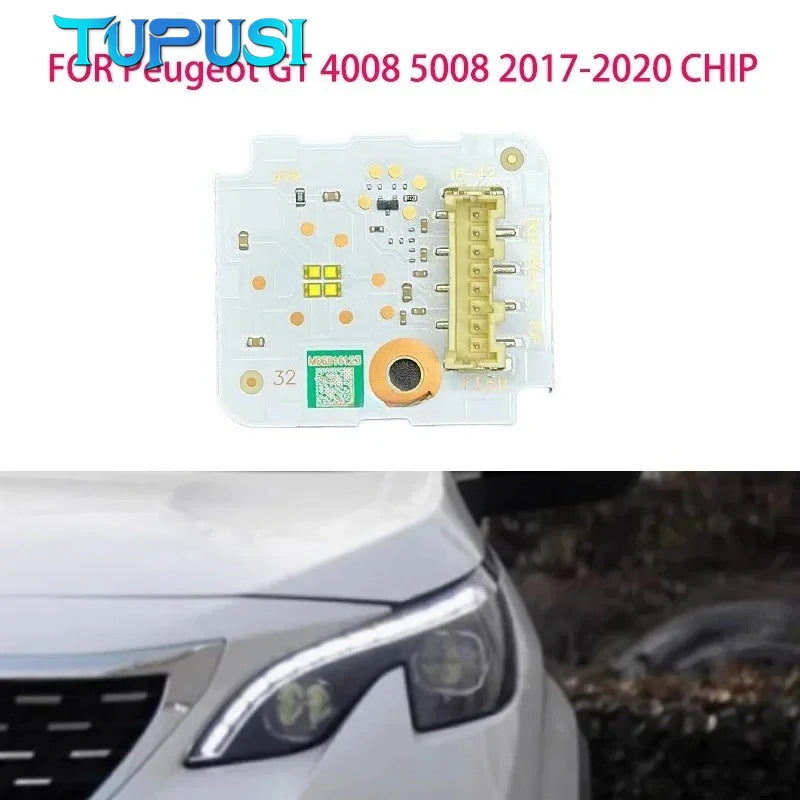 Headlights DRL Chip Ballast Circuit Board Light Source Board Chip for Peugeot 2017-2020
