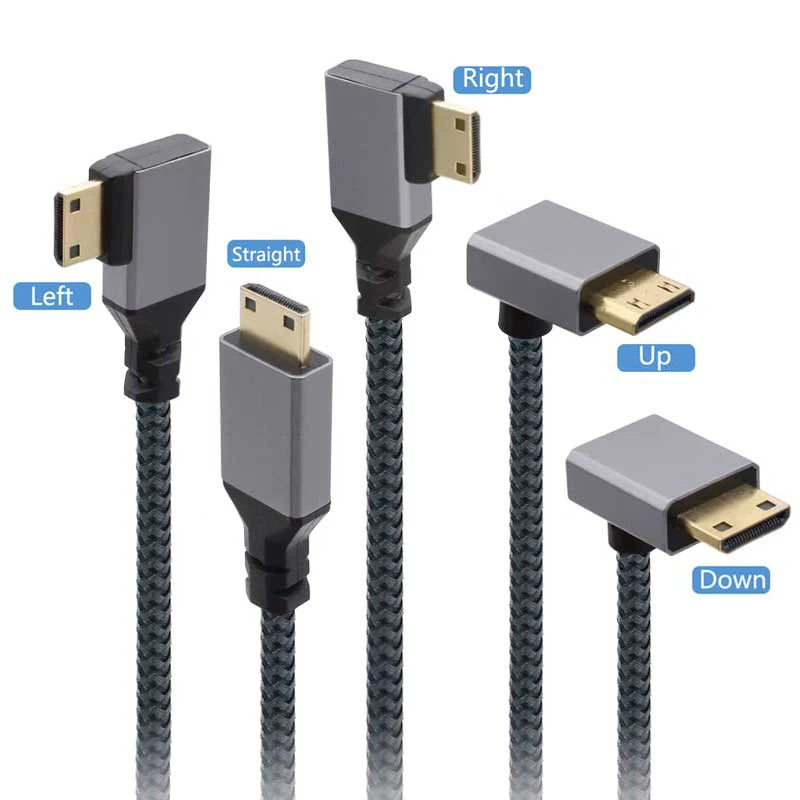 4K60Hz HDMI Male To Female Extension Cable Micro/Mini HDMI-C