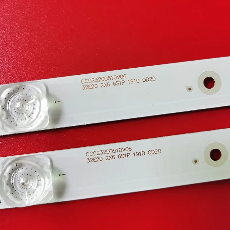LED Backlight Strip for 6V LED for F32D7000C H32P H32K HD8332 32D6S SU-3288 WD32E20 32DH58 32DH68 LE-32F830