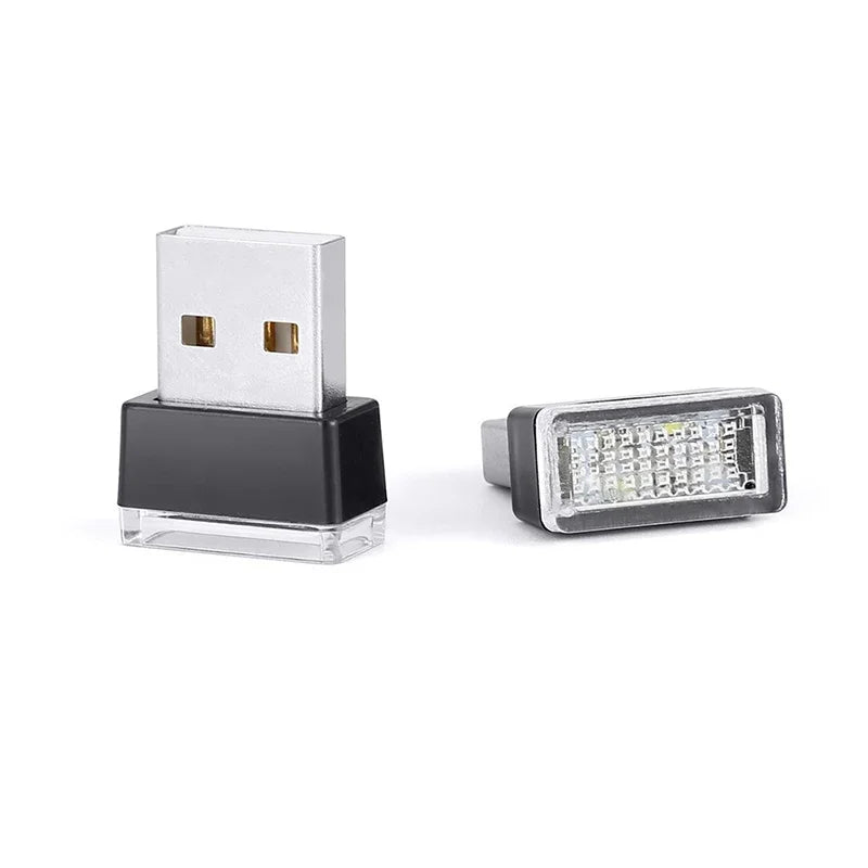 Mini Car Interior Ambient Lights Atmosphere Lamp USB LED Car
