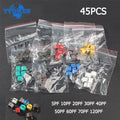 45PCS Variable Trimmer Capacitor Kit JML06 5PF 10PF 20PF 30P