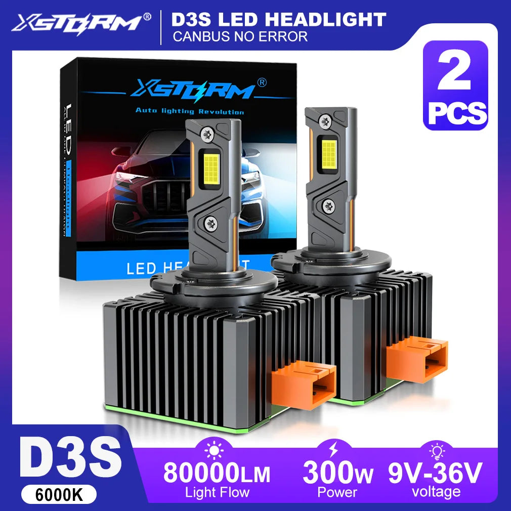 XSTORM D3S LED Canbus Car Lights D1S D2S D4S D8S LED Headlig