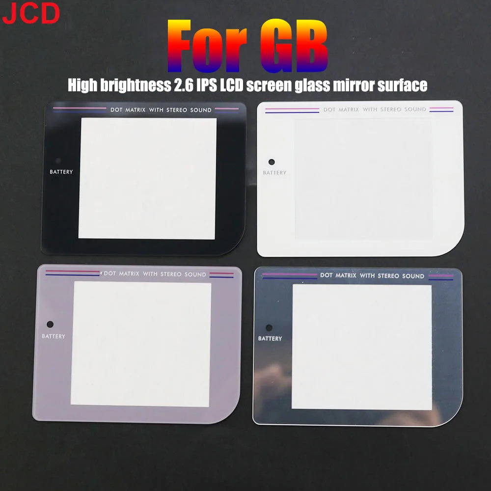 1pcs 2.6inch Glass IPS Screen Lens For Classic GB DMG IPS Hi