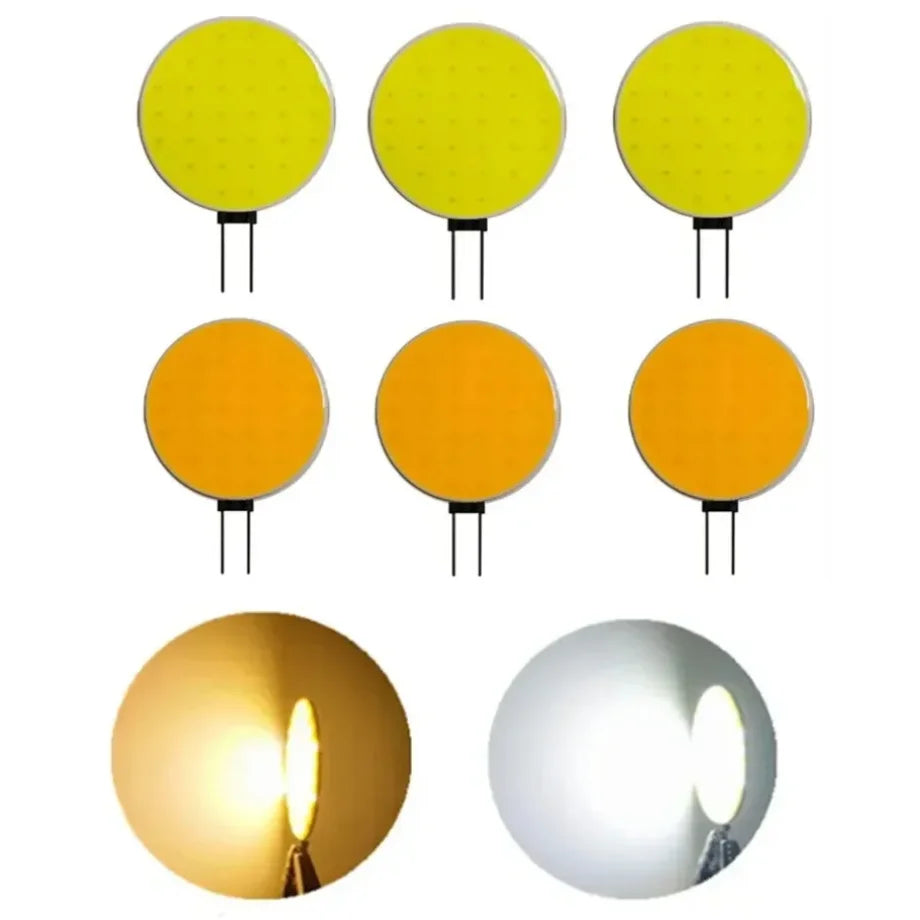 1-5pcs DC 12V G4 LED Chip COB Bulb 5W 7W LED Matrix Light Co
