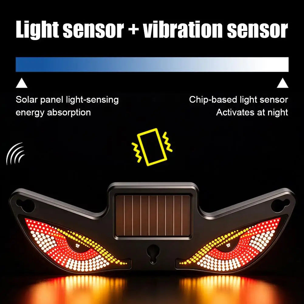 Upgrade Ambient Light Solar Powered Breathing Neon Light Car
