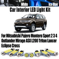 For Mitsubishi Outlander Pajero Montero Sport 2 3 4 Mirage ASX L200 Triton Lancer Eclipse Cross Interior LED