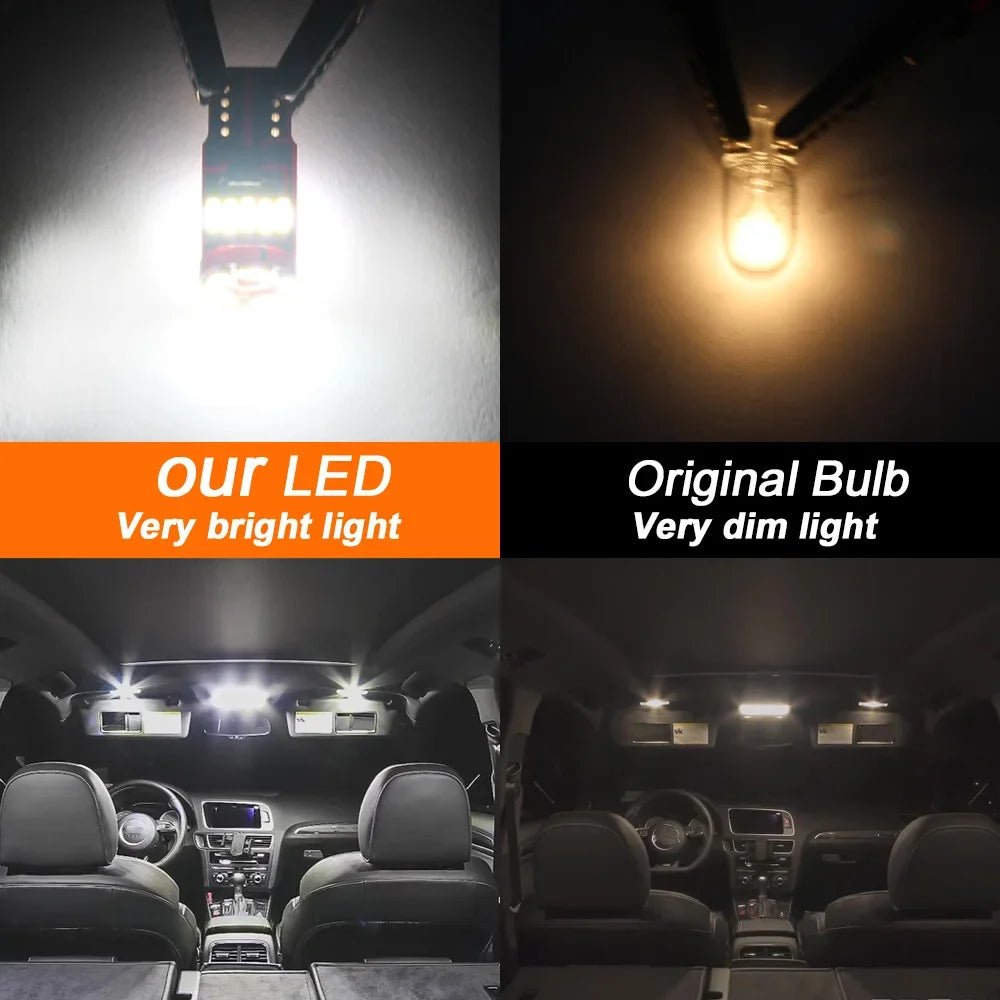 LED Interior Light Kit for MK2 MK1 2010-2019 - Canbus Error-Free Interior Bulbs