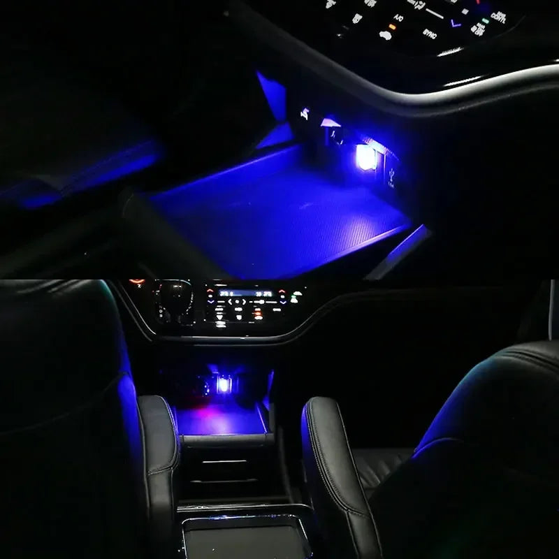 Car LED Light USB Mood Lamp Atmosphere Light Auto Interior P