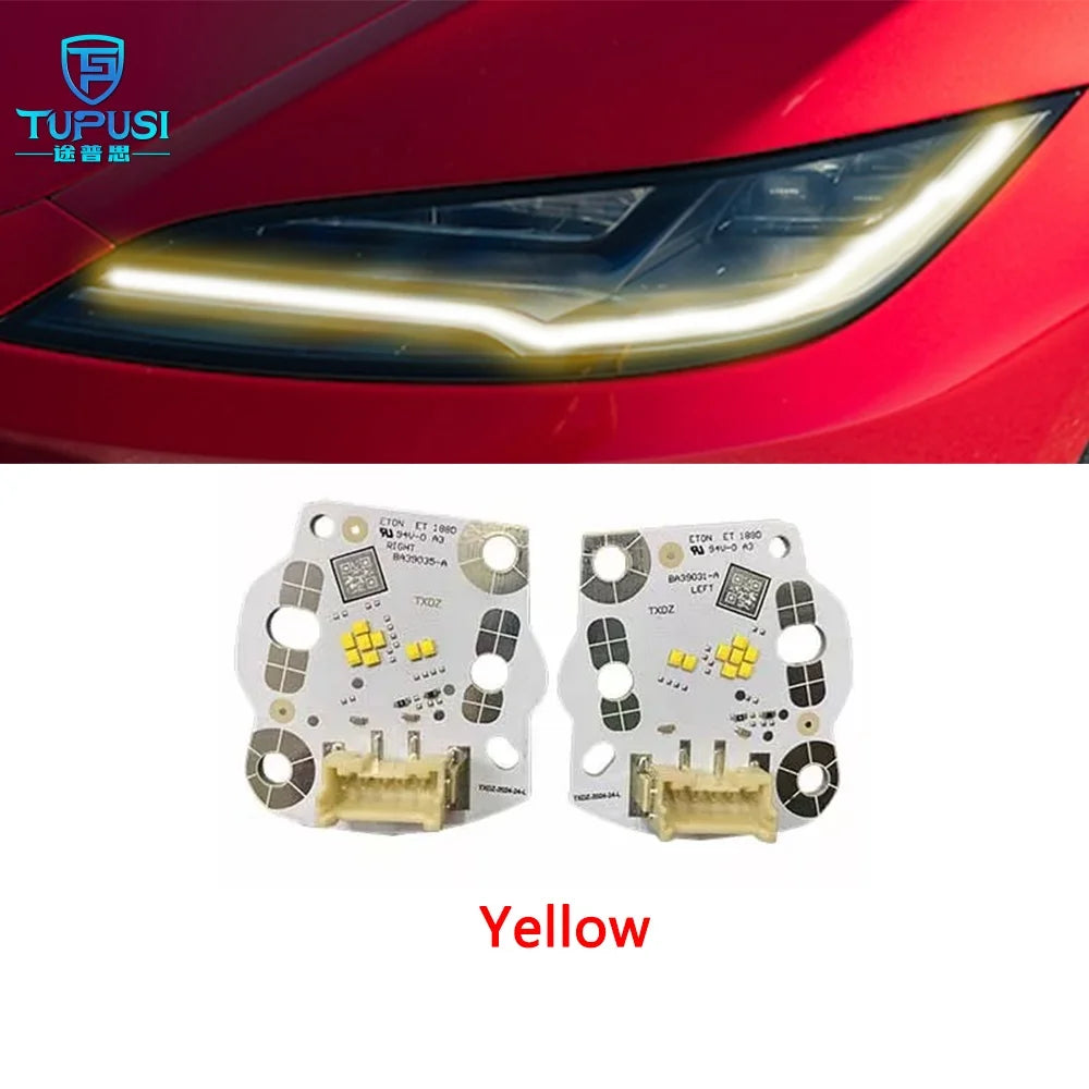 DRL Boards For Tesla Model 3 2024-UP Refit Daytime Running Light Chip Module LED Headlight